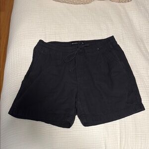 Abercrombie & Fitch Black Men's Linen Shorts